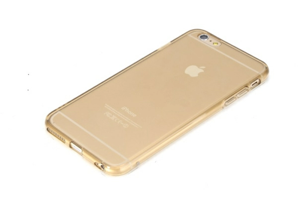 Чехол Baseus Fusion для iPhone 6/6S Plus, цвет Прозрачный золотой (FRAPIPH6P-QTB0V)