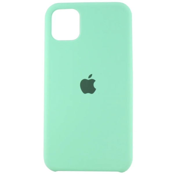 Чехол силиконовый Silicone Case Simple для iPhone 11, цвет Зелёный