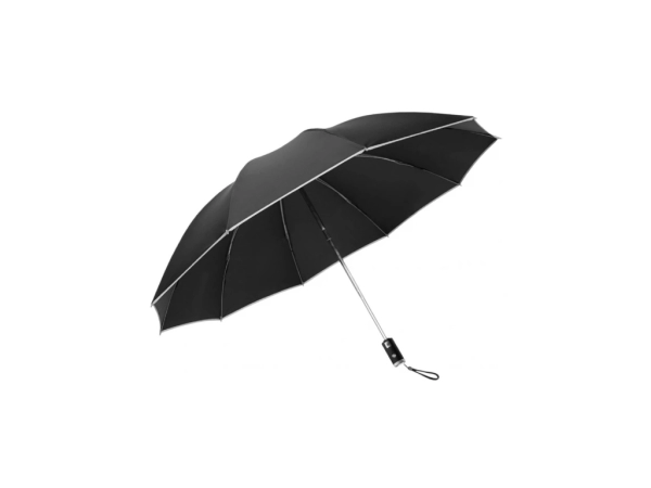 Зонт со светоотражающей лентой Zuodu Reverse Folding Umbrella 90CONTNT1807U Black
