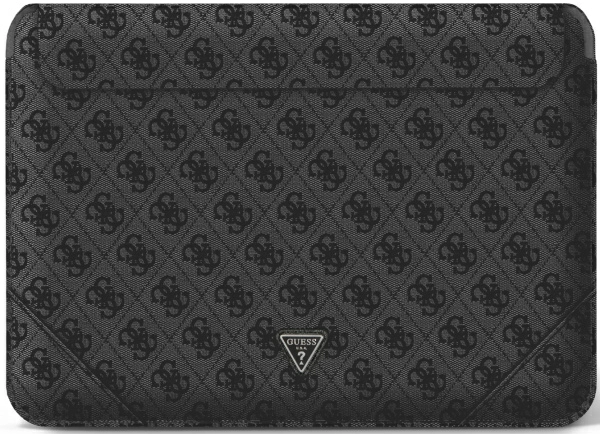Чехол Guess 4G Sleeve with Triangle metal logo для ноутбуков 14", цвет черный (GUCS14P4TK)