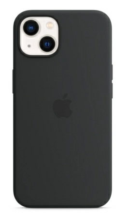 Чехол Silicone Case MagSafe Premium для iPhone 13, Midnight, цвет Темная ночь