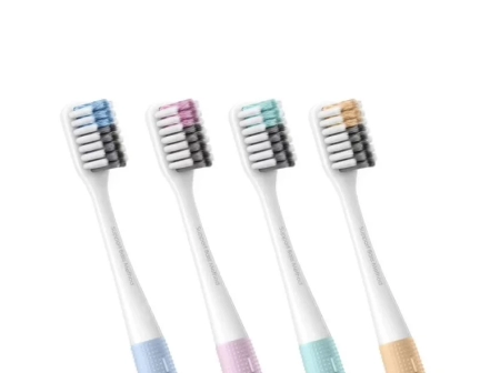 Набор зубных щеток Xiaomi Dr. Bei Bass Method Toothbrush 4шт.