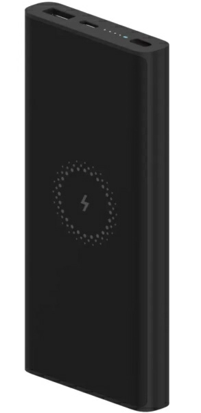 Внешний аккумулятор Xiaomi Mi Wireless Power Bank Youth Edition Black [10000 mAh], Black (WPB15PDZM)