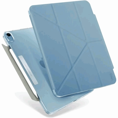 Чехол Uniq CAMDEN Anti-microbial для iPad Air 10.9 (2022/2020) Northern blue, голубой (NPDA10.9GAR(2022)-CAMNBU)