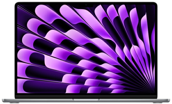 Ноутбук Apple MacBook Air 15" (M3, 8C CPU/10C GPU, 2024), 8 ГБ, 256 ГБ SSD, «серый космос» (MRYM3)