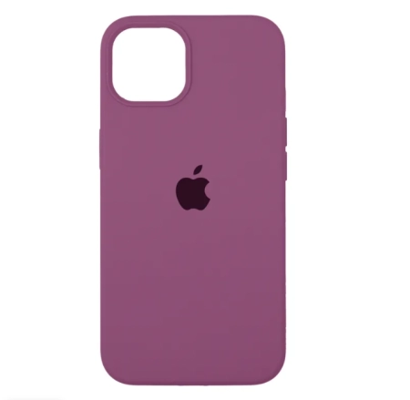Чехол Silicone Case для iPhone 14 Maroon, цвет Темно-бордовый