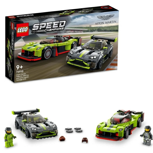 Конструктор LEGO Speed Champions - Aston Martin Valkyrie AMR Pro и Aston Martin Vantage GT3 (76910)
