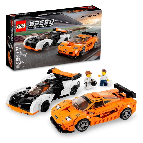 Конструктор LEGO Speed Champions - McLaren Solus GT and McLaren F1 LM (76918)