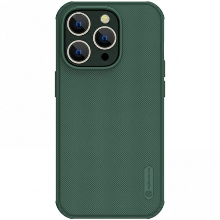 Чехол Nillkin Super Frosted Shield Pro case для iPhone 14 Pro, цвет Темно-зеленый (6902048248120)