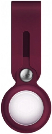 Чехол Uniq Vencer Silicone Loop case для AirTag, цвет Фиолетовый (AIRTAG-VENMRN)