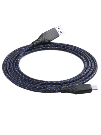 Кабель EnergEA NyloGlitz USB to Type-C Blue 1.5m