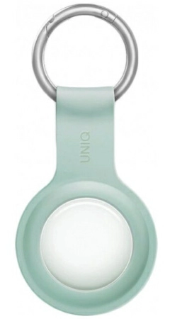 Чехол Uniq Lino Liquid Silicone case для AirTag, цвет Зеленый (AIRTAG-LINOGRN)