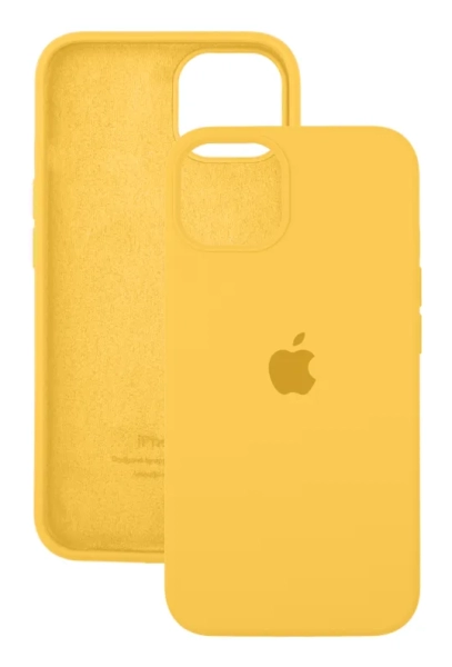 Чехол Silicone Case для iPhone 15 Plus Yellow, цвет Желтый