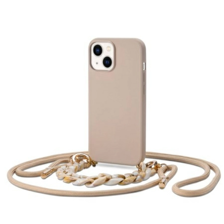 Чехол Tech-Protech Icon Chain для iPhone 14 Plus, цвет Бежевый (9589046925122)