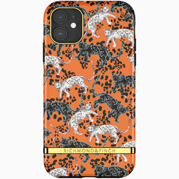Чехол Richmond & Finch FW20 для iPhone 11, цвет "Оранжевый леопард" (Orange Leopard) (R42987)