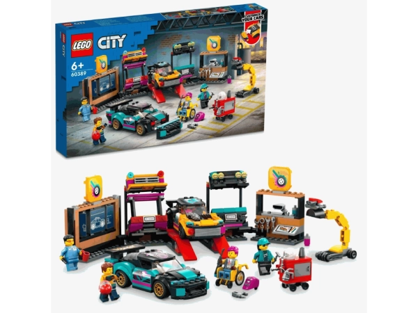 Конструктор LEGO City - Мастерская по тюнингу автомобилей (60389)