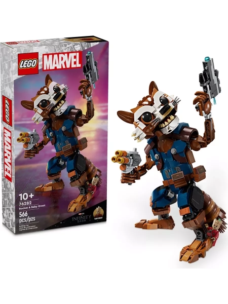 Конструктор LEGO Marvel Super Heroes - Ракета и малыш Грут (76282)