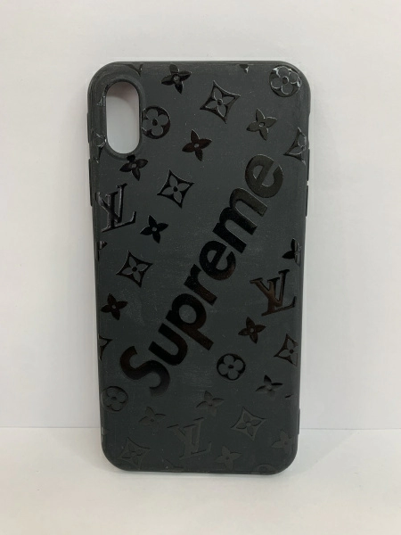 Чехол силиконовый для iPhone XS MAX Supremeparty 2, цвет Черный