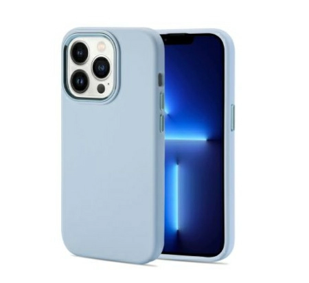 Чехол Tech-Protech Liquid для iPhone 14 Pro, цвет Небесно голубой (9589046925573)