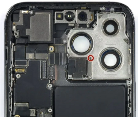 Замена глазка камеры (второй со скидкой 50%) на iPhone 14 Pro Max