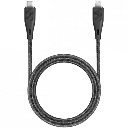 Кабель EnergEA Bazic GoCharge USB-C to Lightning MFI C94 1.2 м, цвет Черный (CBL-GCCL-BLK120)