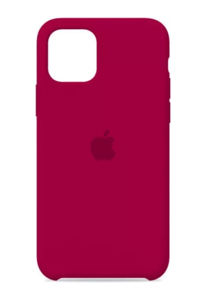 Чехол Silicone Case для iPhone 11 Pro, цвет Тёмно-красный