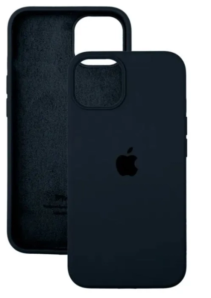 Чехол Silicone Case для iPhone 15 Plus Dark blue, цвет темно-синий