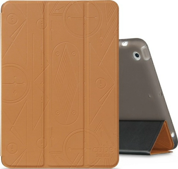 Чехол Hoco Cube для iPad mini 4, коричневый