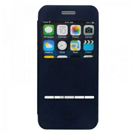 Чехол Baseus Terse leather для iPhone 5/5S, цвет Синий (LTAPIPH5-SM15)