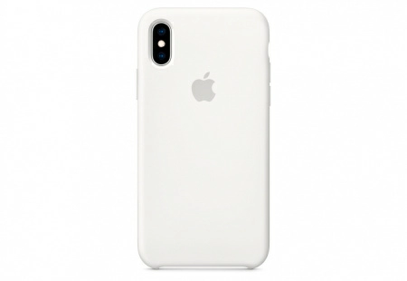 Чехол Silicone Case для iPhone XS Max White, цвет Белый