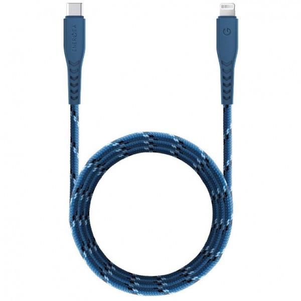 Кабель EnergEA NyloFlex USB-C - Lightning MFI C94 1.5 м, цвет Синий (CBL-NFCL-BLU150)
