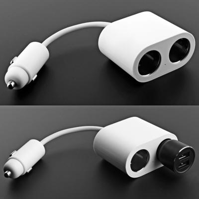 Разветвитель прикуривателя Xiaomi Roidmi 1 to 2 Car Cigarette Lighter (White)
