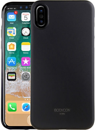 Чехол Uniq Bodycon для iPhone X/XS, цвет Черный (IPXHYB-BDCBLK)