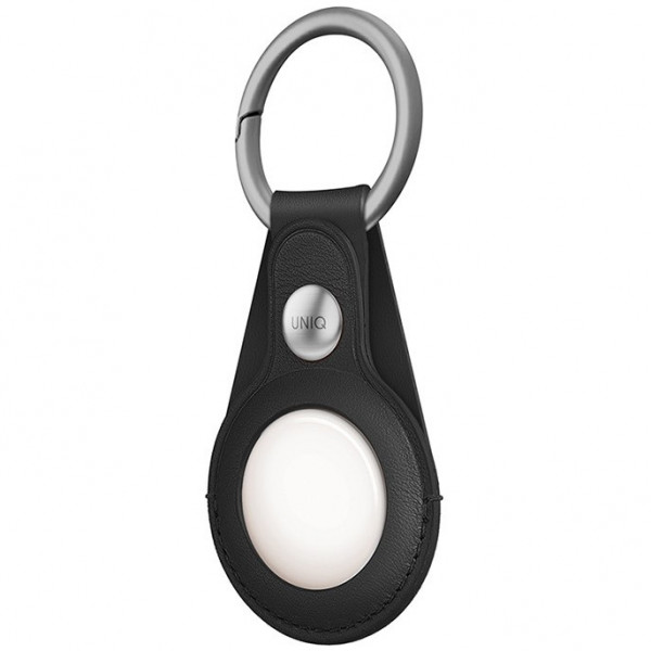 Чехол Uniq Domus Leatherette для AirTag, цвет Черный (AIRTAG-DOMBLK)