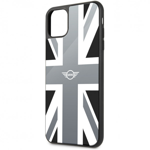 Чехол CG Mobile MINI Tempered glass Union Jack Hard для iPhone 11 Pro Max, цвет Серебристый (MIHCN65TGUJSI)