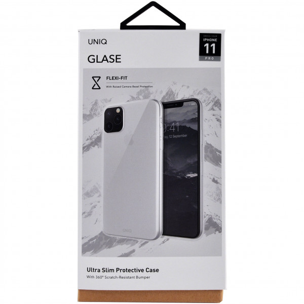 Чехол Uniq Glase для iPhone 11 Pro, цвет Прозрачный (IP5.8HYB(2019)-GLSNUD)