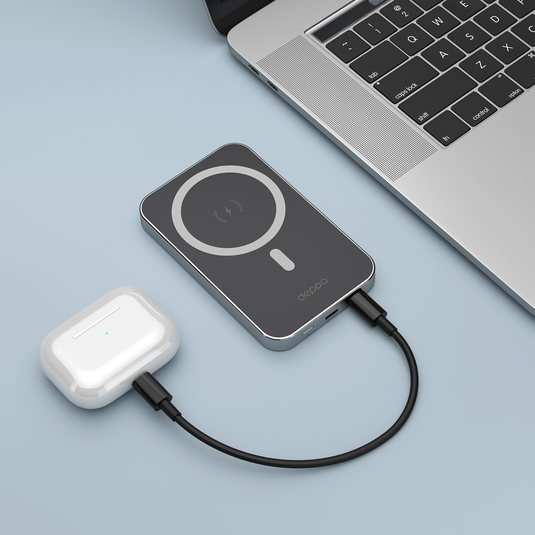 Внешний аккумулятор Deppa NRG с MagSafe 5000 mAh, Черный (33664)