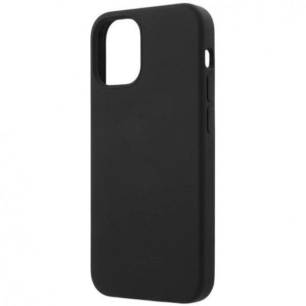 Чехол CG Mobile MINI Liquid Silicone Laser logo Hard для iPhone 12 Pro Max, цвет Черный (MIHCP12LSLTBK)