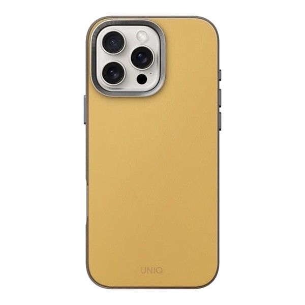 Чехол Uniq Lyden DS Canary Yellow/Flint Grey (Magsafe) для iPhone 16 Pro