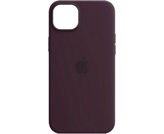 Чехол Silicone Case для iPhone 15 Elderberry, цвет баклажановый