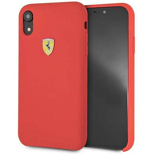 Чехол CG Mobile Ferrari On-Track SF Silicone Case Hard TPU для iPhone XR, цвет Красный (FESSIHCI61RE)