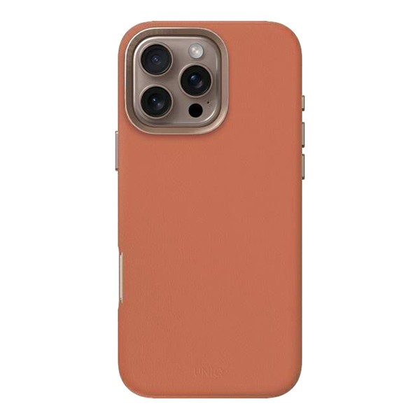 Чехол Uniq кожаный Lyden Terracotta (Magsafe) для iPhone 16 Pro Max