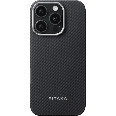 Чехол Pitaka Ultra-Slim Case для iPhone 16 Pro Max Black/Grey (KI1601PMA)