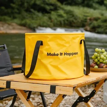 Набор для уборки Xiaomi HOTO Outdoor Wash Kit (ведро складное, тряпка, губка), Желтый