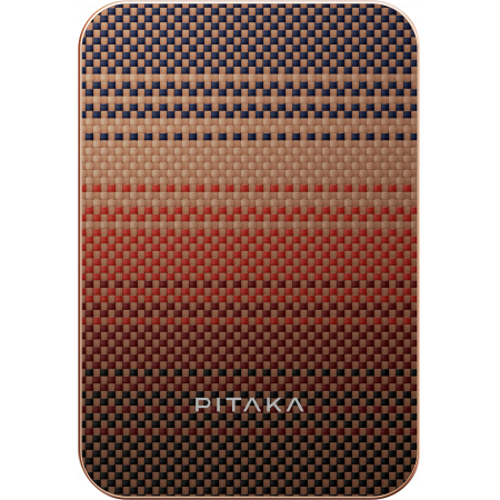 Беспроводное зарядное устройство Pitaka Power Bank Qi2 5000 мАч, Sunset