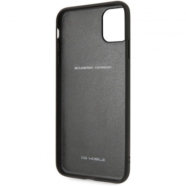 Чехол CG Mobile Ferrari Stamped logo Embossed lines Hard Leather для iPhone 11 Pro Max, цвет Красный (FEO3DHCN65RE)