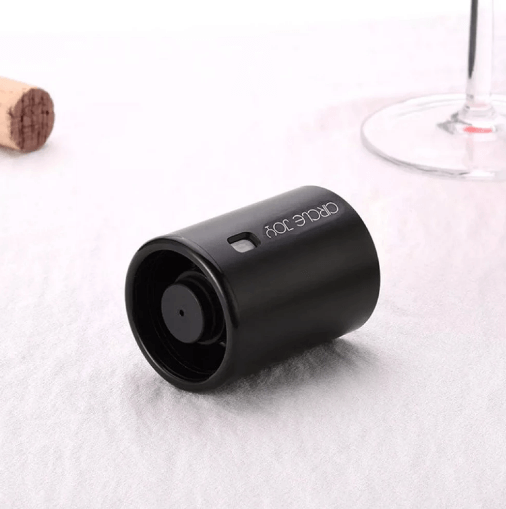 Вакуумная пробка для вина Xiaomi Circle Joy Mini Stopper, Black (CJ-JS04)
