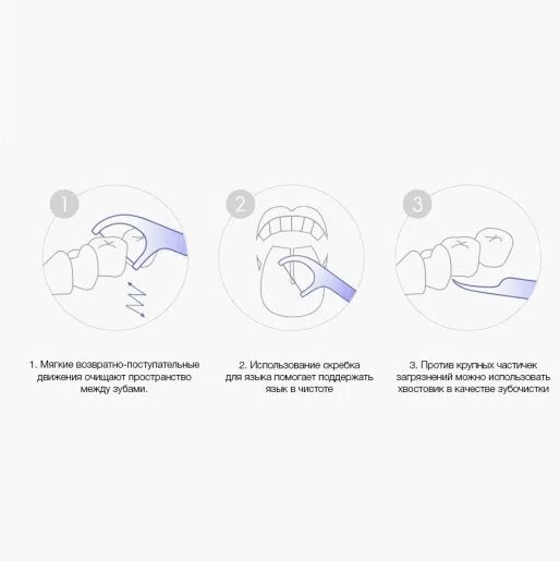 Зубная нить Xiaomi Soocas Floss Pick D1 (50 штук) D1-GL6