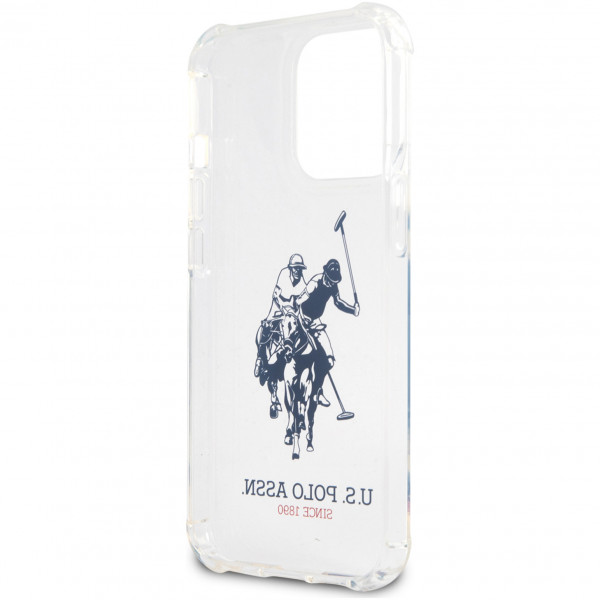 Чехол CG Mobile U.S. Polo Assn. PC/TPU Shockproof Horse Hard для iPhone 13 Pro, цвет Прозрачный (USHCP13LKHRTR)