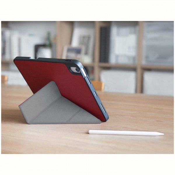 Чехол Uniq Transforma Rigor Anti-microbial для iPad Air 10.9" (2022/20) с отсеком для стилуса, цвет Красный (NPDA10.9(2020)-NTRIGRED)